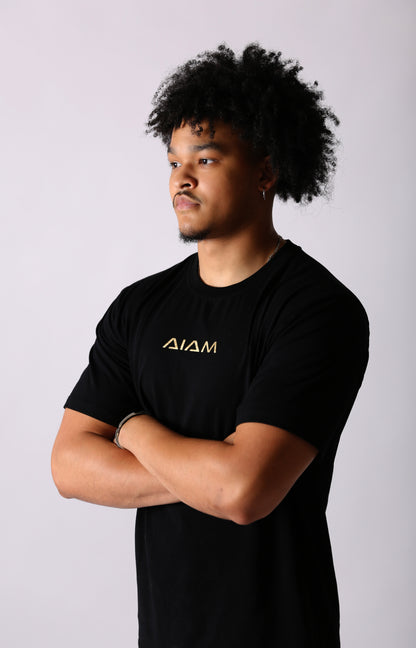 Black AIAM Short Sleeve T-Shirt