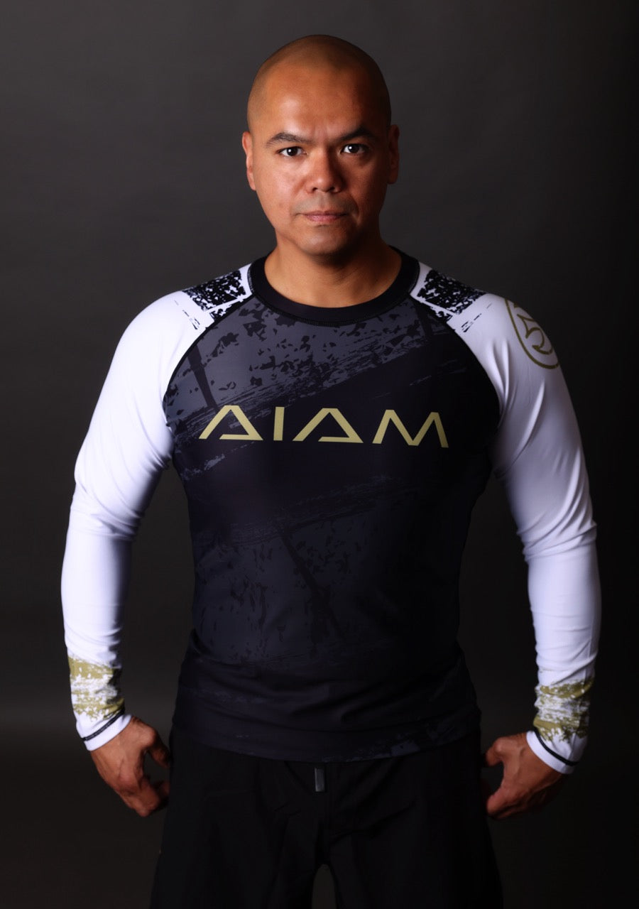 Long Sleeve MMA / BJJ AIAM Rash Guard